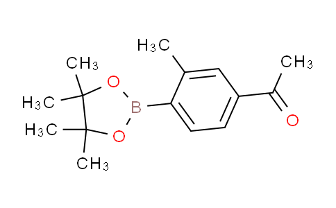 CAS No. 1321848-43-4, 1-(3-Methyl-4-(4,4,5,5-tetramethyl-1,3,2-dioxaborolan-2-yl)phenyl)ethanone