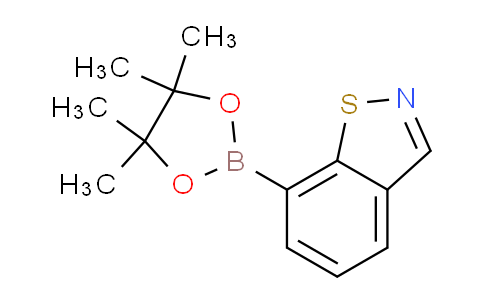 CAS No. 1326713-92-1, 7-(4,4,5,5-Tetramethyl-1,3,2-dioxaborolan-2-yl)benzo[d]isothiazole