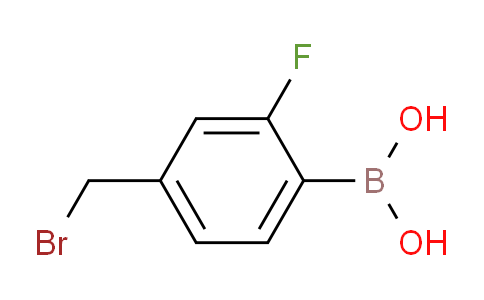 CAS No. 1331945-16-4, (4-(Bromomethyl)-2-fluorophenyl)boronic acid