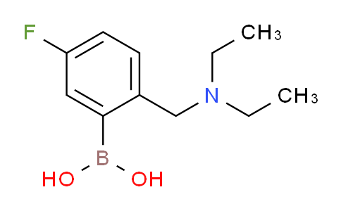 CAS No. 1334170-68-1, (2-((diethylamino)methyl)-5-fluorophenyl)boronic acid