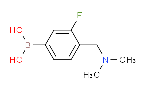 CAS No. 1334173-89-5, (4-((Dimethylamino)methyl)-3-fluorophenyl)boronic acid