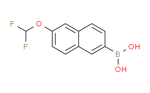 CAS No. 1334221-18-9, 2-(Difluoromethoxy)naphthalene-6-boronic acid