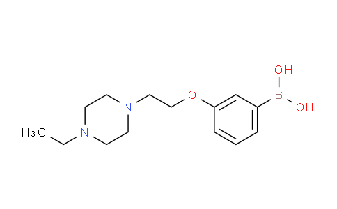 CAS No. 1334331-78-0, (3-(2-(4-ethylpiperazin-1-yl)ethoxy)phenyl)boronic acid