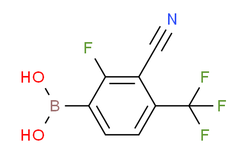 CAS No. 1338229-42-7, (3-Cyano-2-fluoro-4-(trifluoromethyl)phenyl)boronic acid