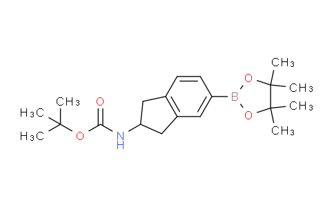 CAS No. 1338547-17-3, tert-Butyl (5-(4,4,5,5-tetramethyl-1,3,2-dioxaborolan-2-yl)-2,3-dihydro-1H-inden-2-yl)carbamate