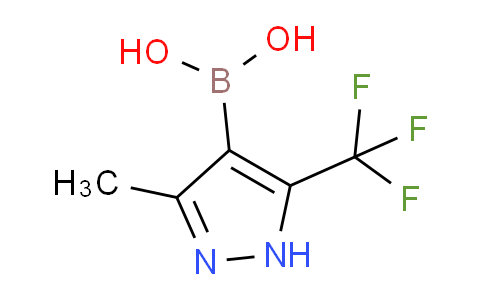 CAS No. 1338563-84-0, (3-Methyl-5-(trifluoromethyl)-1H-pyrazol-4-yl)boronic acid