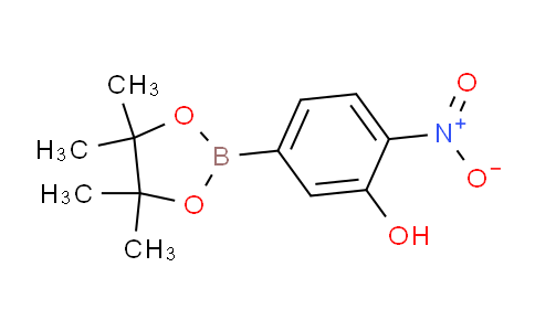CAS No. 1339927-68-2, 2-Nitro-5-(4,4,5,5-tetramethyl-1,3,2-dioxaborolan-2-yl)phenol