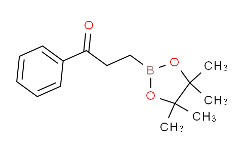 CAS No. 134892-17-4, 1-Phenyl-3-(4,4,5,5-tetramethyl-1,3,2-dioxaborolan-2-yl)propan-1-one