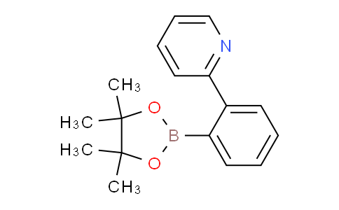 CAS No. 1349171-28-3, 2-(2-(4,4,5,5-Tetramethyl-1,3,2-dioxaborolan-2-yl)phenyl)pyridine