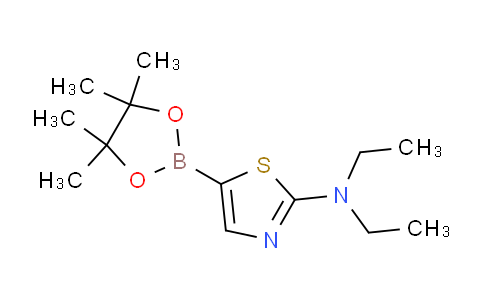 CAS No. 1352334-85-0, N,N-Diethyl-5-(4,4,5,5-tetramethyl-1,3,2-dioxaborolan-2-yl)thiazol-2-amine