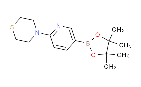 CAS No. 1352413-75-2, 4-[5-(Tetramethyl-1,3,2-dioxaborolan-2-yl)pyridin-2-yl]thiomorpholine
