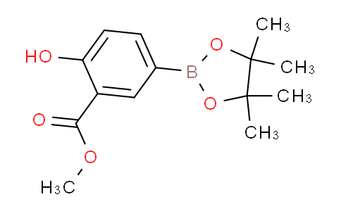 CAS No. 1352730-33-6, Methyl 2-hydroxy-5-(4,4,5,5-tetramethyl-1,3,2-dioxaborolan-2-yl)benzoate
