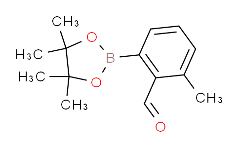 CAS No. 1352819-21-6, 2-Methyl-6-(4,4,5,5-tetramethyl-1,3,2-dioxaborolan-2-yl)benzaldehyde