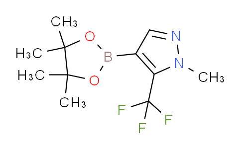 CAS No. 1353003-51-6, 1-Methyl-4-(4,4,5,5-tetramethyl-1,3,2-dioxaborolan-2-yl)-5-(trifluoromethyl)-1H-pyrazole