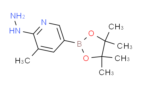 CAS No. 1354713-39-5, 2-Hydrazinyl-3-methyl-5-(4,4,5,5-tetramethyl-1,3,2-dioxaborolan-2-yl)pyridine