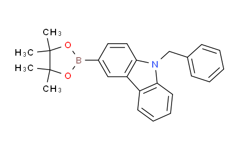 CAS No. 1357387-29-1, 9-Benzyl-3-(4,4,5,5-tetramethyl-1,3,2-dioxaborolan-2-yl)-9H-carbazole
