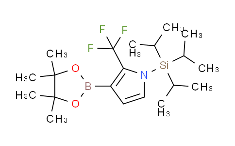 CAS No. 1357387-66-6, 3-(4,4,5,5-Tetramethyl-1,3,2-dioxaborolan-2-yl)-2-(trifluoromethyl)-1-(triisopropylsilyl)-1H-pyrrole