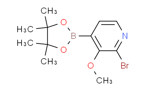 CAS No. 1357387-81-5, 2-Bromo-3-methoxy-4-(4,4,5,5-tetramethyl-1,3,2-dioxaborolan-2-yl)pyridine