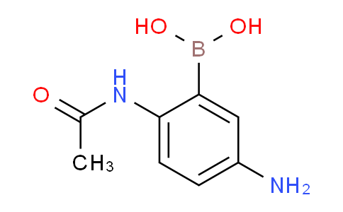 CAS No. 136237-84-8, 2-Acetamido-5-aminophenylboronic acid