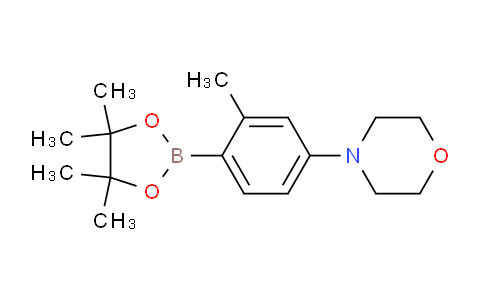 CAS No. 1366131-54-5, 4-(3-Methyl-4-(4,4,5,5-tetramethyl-1,3,2-dioxaborolan-2-yl)phenyl)morpholine