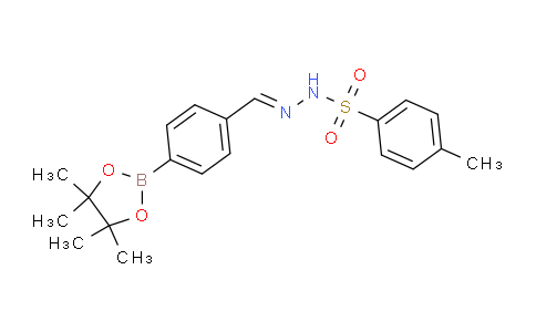 CAS No. 1367368-40-8, 4-Methyl-N'-[(1E)-[4-(tetramethyl-1,3,2-dioxaborolan-2-yl)phenyl]methylidene]benzene-1-sulfonohydrazide