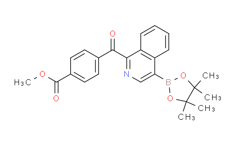 MC706058 | 1374249-67-8 | Methyl 4-(4-(4,4,5,5-tetramethyl-1,3,2-dioxaborolan-2-yl)isoquinoline-1-carbonyl)benzoate