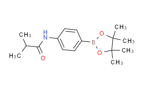 CAS No. 1374263-57-6, 2-Methyl-N-[4-(tetramethyl-1,3,2-dioxaborolan-2-yl)phenyl]propanamide