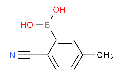 CAS No. 1375109-00-4, (2-Cyano-5-methylphenyl)boronic acid
