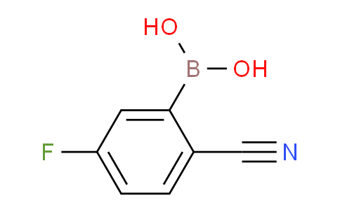 CAS No. 1375109-01-5, (2-Cyano-5-fluorophenyl)boronic acid