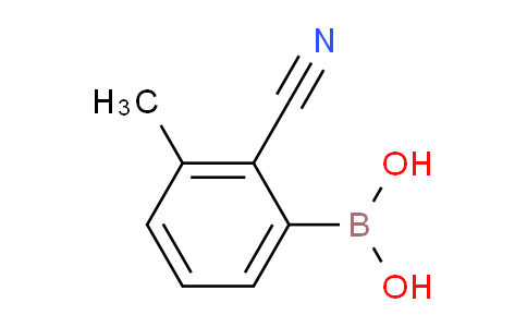 CAS No. 1375110-42-1, (2-Cyano-3-methylphenyl)boronic acid