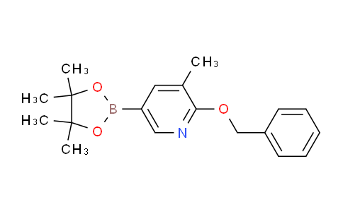 CAS No. 1375302-97-8, 2-(Benzyloxy)-3-methyl-5-(4,4,5,5-tetramethyl-1,3,2-dioxaborolan-2-yl)pyridine