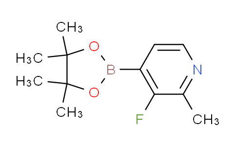 CAS No. 1380837-21-7, 3-Fluoro-2-methyl-4-(4,4,5,5-tetramethyl-1,3,2-dioxaborolan-2-yl)pyridine