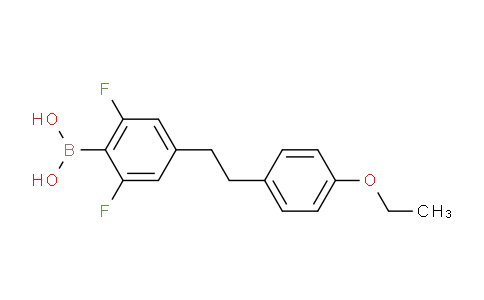 CAS No. 138525-75-4, (4-(4-Ethoxyphenethyl)-2,6-difluorophenyl)boronic acid