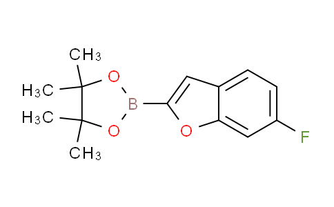 CAS No. 1394973-17-1, 2-(6-Fluorobenzofuran-2-yl)-4,4,5,5-tetramethyl-1,3,2-dioxaborolane