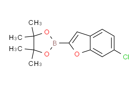 CAS No. 1396751-50-0, 2-(6-Chlorobenzofuran-2-yl)-4,4,5,5-tetramethyl-1,3,2-dioxaborolane