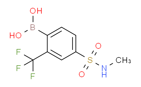 CAS No. 1402238-37-2, 4-(N-Methylsulfamoyl)-2-trifluoromethylphenylboronic acid