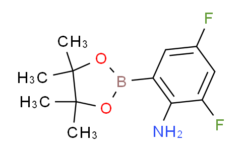 CAS No. 1415568-78-3, 2,4-Difluoro-6-(4,4,5,5-tetramethyl-1,3,2-dioxaborolan-2-yl)aniline