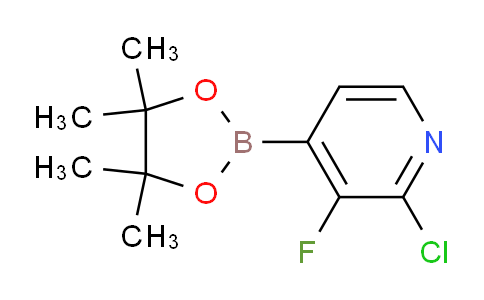 CAS No. 1416367-16-2, 2-Chloro-3-fluoro-4-(4,4,5,5-tetramethyl-1,3,2-dioxaborolan-2-yl)pyridine
