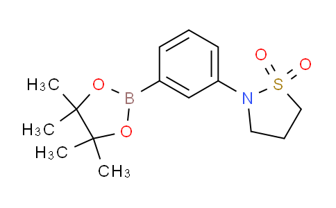 CAS No. 1416367-18-4, 2-(3-(4,4,5,5-Tetramethyl-1,3,2-dioxaborolan-2-yl)phenyl)isothiazolidine 1,1-dioxide