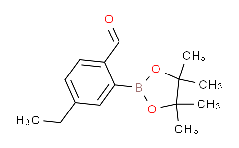 CAS No. 1417200-50-0, 4-Ethyl-2-(4,4,5,5-tetramethyl-1,3,2-dioxaborolan-2-yl)benzaldehyde
