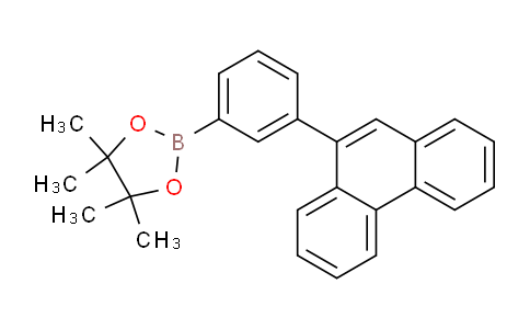 CAS No. 1417522-96-3, 4,4,5,5-Tetramethyl-2-(3-(phenanthren-9-yl)phenyl)-1,3,2-dioxaborolane