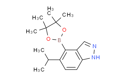 CAS No. 1421252-95-0, 5-Isopropyl-4-(4,4,5,5-tetramethyl-1,3,2-dioxaborolan-2-yl)-1H-indazole