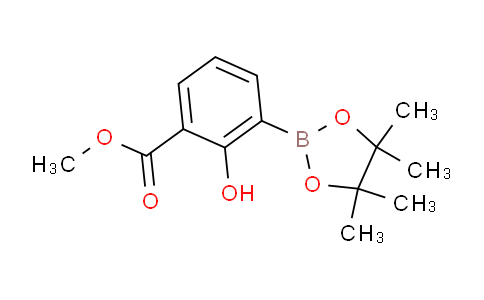 CAS No. 1421322-59-9, Methyl 2-hydroxy-3-(tetramethyl-1,3,2-dioxaborolan-2-yl)benzoate