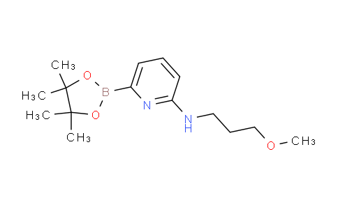 CAS No. 1421326-03-5, N-(3-Methoxypropyl)-6-(4,4,5,5-tetramethyl-1,3,2-dioxaborolan-2-yl)pyridin-2-amine