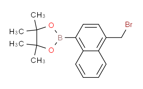 CAS No. 1422655-33-1, 2-(4-(Bromomethyl)naphthalen-1-yl)-4,4,5,5-tetramethyl-1,3,2-dioxaborolane