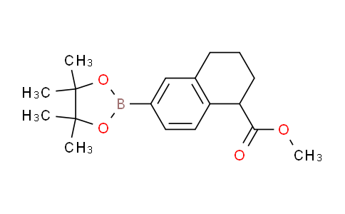 CAS No. 1423700-38-2, Methyl 6-(4,4,5,5-tetramethyl-1,3,2-dioxaborolan-2-yl)-1,2,3,4-tetrahydronaphthalene-1-carboxylate