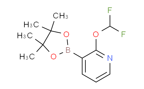 CAS No. 1425334-94-6, 2-(Difluoromethoxy)-3-(4,4,5,5-tetramethyl-1,3,2-dioxaborolan-2-yl)pyridine