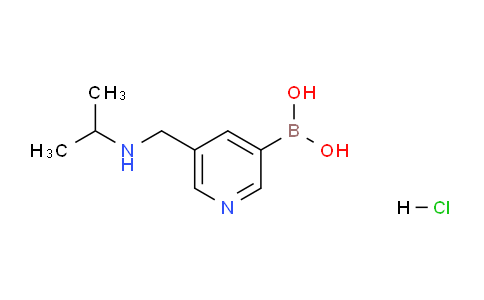 CAS No. 1425335-02-9, (5-((Isopropylamino)methyl)pyridin-3-yl)boronic acid hydrochloride