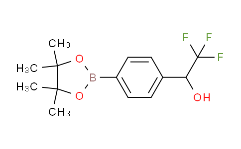 CAS No. 1426082-73-6, 2,2,2-Trifluoro-1-(4-(4,4,5,5-tetramethyl-1,3,2-dioxaborolan-2-yl)phenyl)ethanol