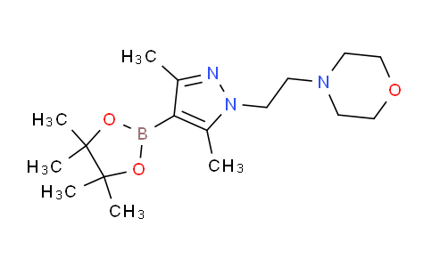 CAS No. 1426671-36-4, 4-(2-(3,5-Dimethyl-4-(4,4,5,5-tetramethyl-1,3,2-dioxaborolan-2-yl)-1H-pyrazol-1-yl)ethyl)morpholine